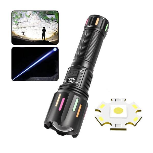 30W Zoomlu Led Powerbank Özellikli Şarjlı Profesyonel El Feneri PS-9954 - Image 1