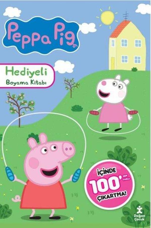 Peppa Pig - Hediyeli Boyama Kitabı - İçinde 100'den Fazla Çıkartma - Doğan Çocuk - Image 1
