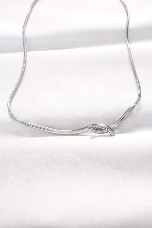 316L Çelik Silver Renk Kolye - Image 1