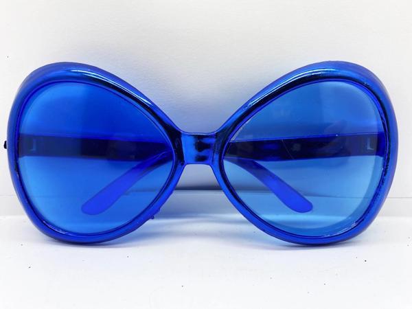 Mavi Renk Yeşilçam Nostalji 80li Yıllar 90lı Yıllar Parti Gözlüğü 7x16 Cm - Image 1