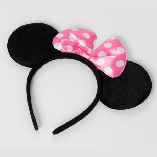 Pembe Fiyonklu Minnie Mouse Tacı Mini Kulak - Image 1