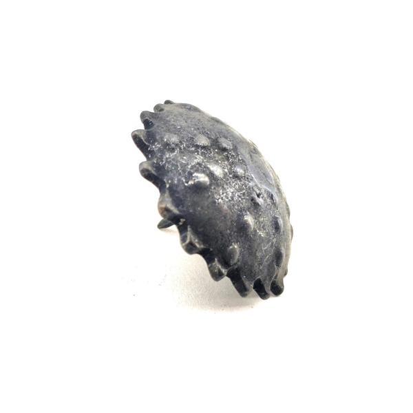 Antika Tarz Dekoratif Pirinç Yıldız Kabara - 42 mm, Oksit - Image 1