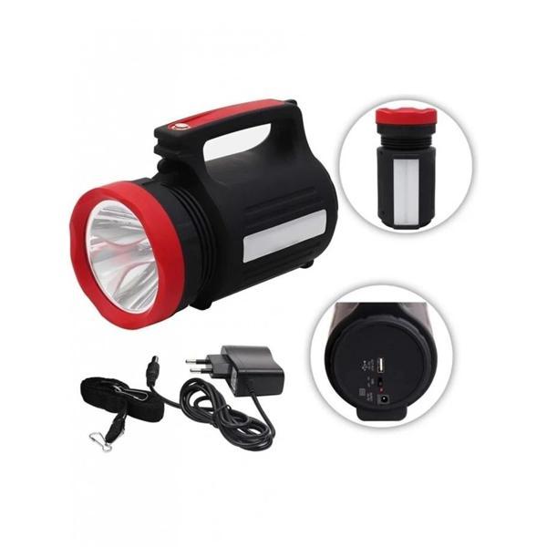 Uzun Menzilli LED El Feneri 28 Saat Çalışma Süresi 10 Watt WS-3580 - Image 1