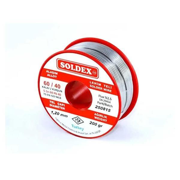 60-40 Lehim Teli 200 Gr 0,75 mm - Sn:60 / Pb:40 - Image 1