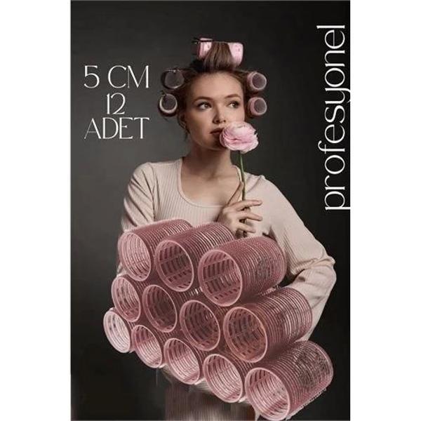 5 Cm Bigudi Saç Bigudisi Profesyonel 12 ADET - Image 1