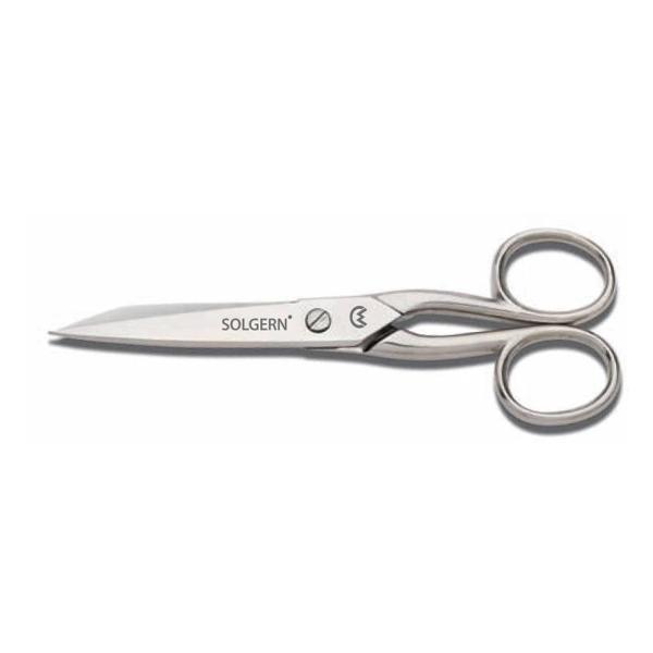 M-218 Sivri Uçlu İplik Temizleme Makası No: 5,5 inç / 13,97 cm - Nikel Kaplama - Image 1
