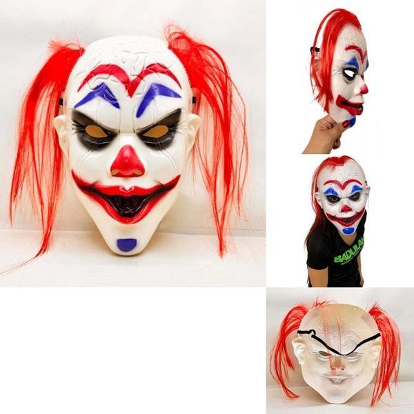 Kızıl Saçlı Joker Palyaço Maskesi - Image 1