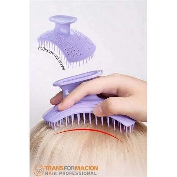 Kavisli Masaj Etkili Tasarım Saç Tarağı - LAPERUTA saç yıkama ve masaj fırçası - Image 1