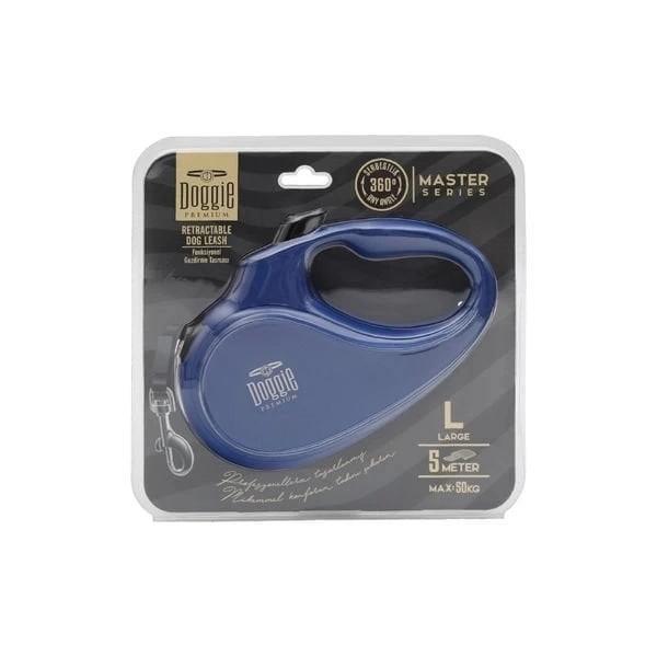 Doggie Master Otomatik Köpek Uzatma Tasması Large Royal Mavi 50 Kg 5 Mt - Image 1
