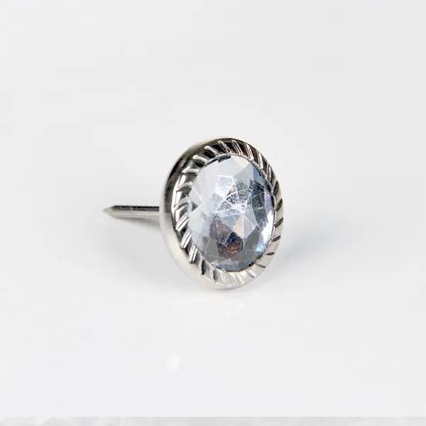 Dekoratif Parlak Taşlı Kabara Raptiye 17 Mm - 50 - Image 1