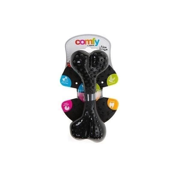 Aquael Comfy Dental Meyan Köklü Köpek Kemik Oyuncağı Siyah 12.5 Cm - Image 1