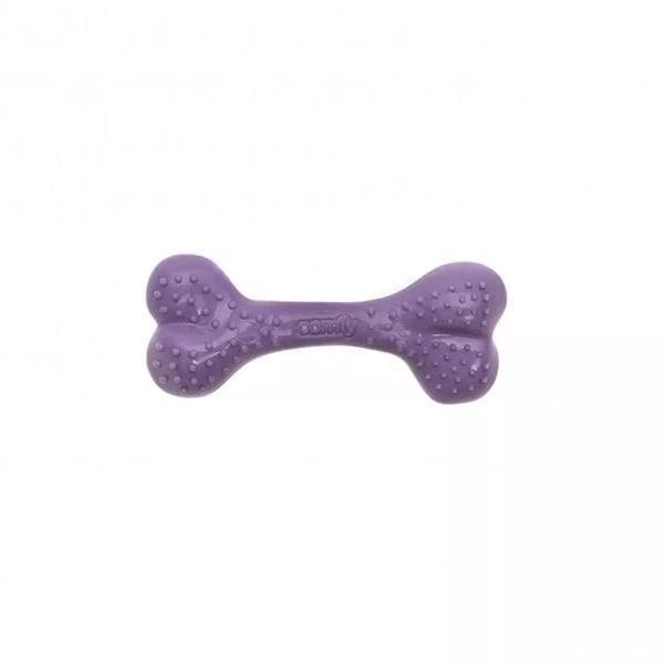 Aquael Comfy Toy Kemik Şeklinde Lavanta Aromalı Köpek Oyuncağı Mor 8.5 Cm - Image 1