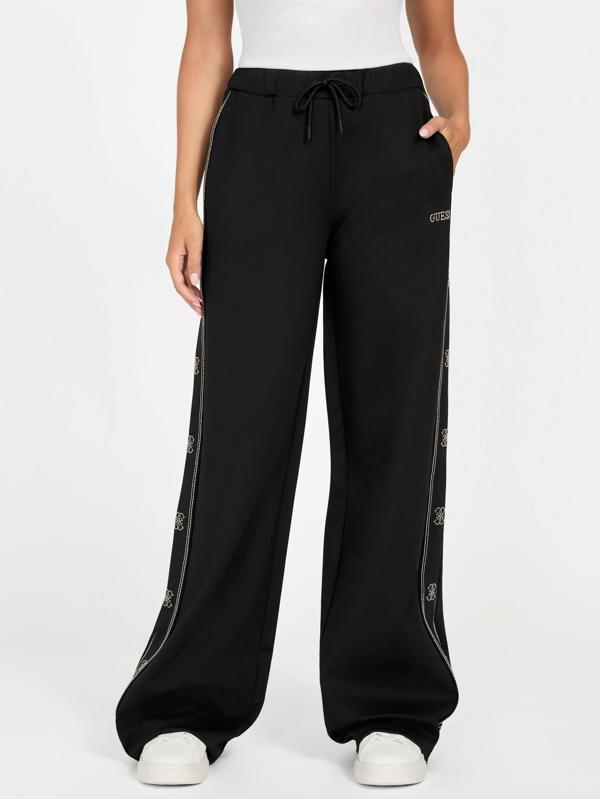 Guess Octavia Kadın Siyah Aktif Palazzo Fit Eşofman Altı V5BB12KCX22-JBLK - Image 1