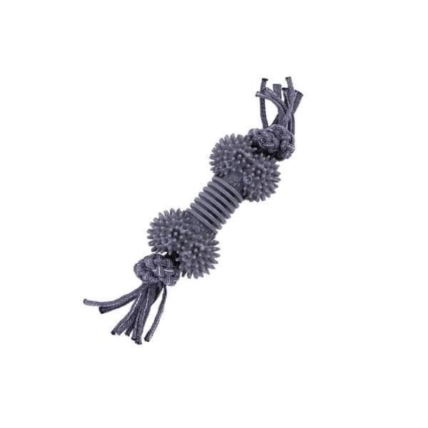 Eastland Kemik Şeklinde İpli Plastik Köpek Çiğneme Oyuncağı 30 Cm - Image 1