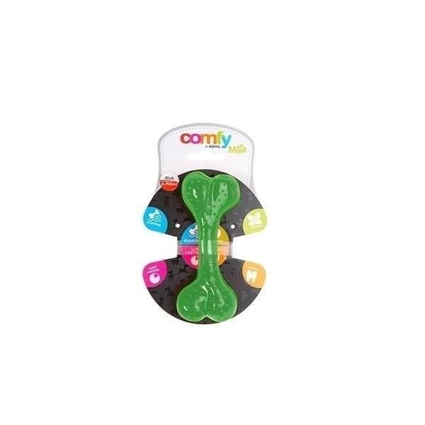 Aquael Comfy Dental Naneli Diş Kaşıyıcı Köpek Kemik Oyuncağı Yeşil 16.5 Cm - Image 1