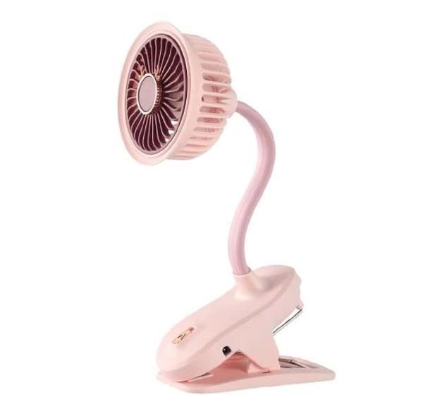 Taşınabilir Mini Klips Bebek Arabası Fanı, Fan Elektrikli Soğutma Hava Sirkülatöründe 360 Derece Dön - Image 1