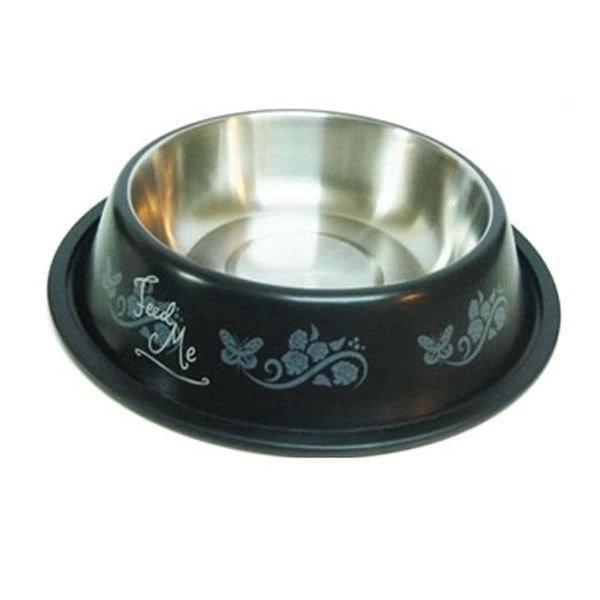 Ankur Çelik Renkli Figürlü Kedi ve Köpek Mama Kabı 25 Cm - Image 1