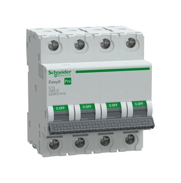 Schneider Electric Easy9 Pro EZ9F57410 4 x 10A 6Ka C Otomatik Sigorta - Image 1
