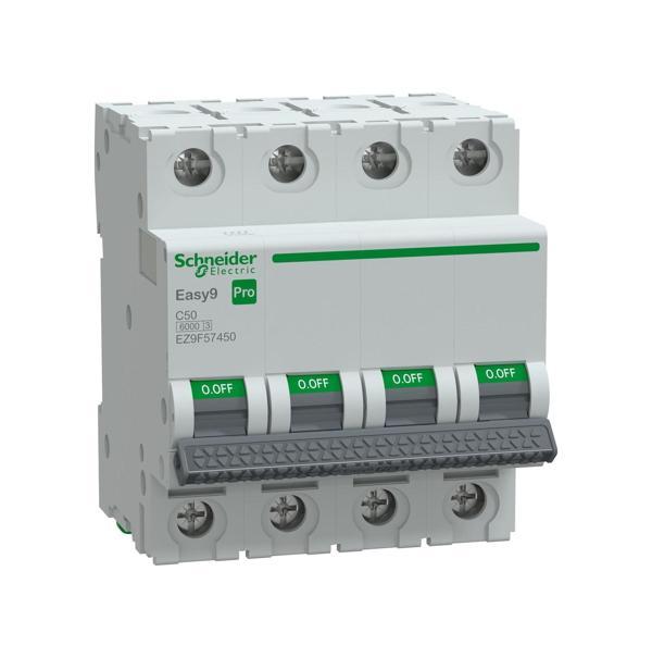 Schneider Electric Easy9 Pro EZ9F57450 4 x 50A 6Ka C Otomatik Sigorta - Image 1
