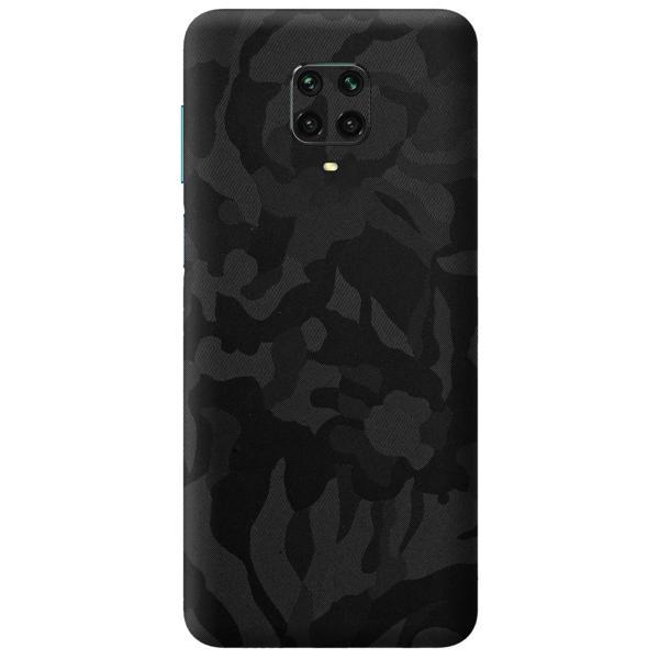 Papscover Xiaomi Redmi Note 9 Pro Kaplama Siyah Kamuflaj - Image 1