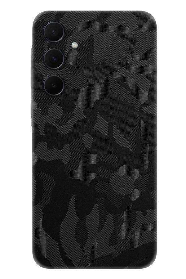 Papscover Samsung Galaxy A25 5G Kaplama Siyah Kamuflaj - Image 1