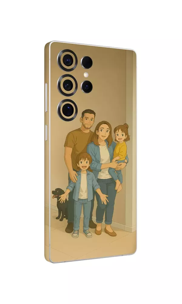 Papscover Ghibli Tarzı Özel Baskılı Samsung Kaplama - Image 1
