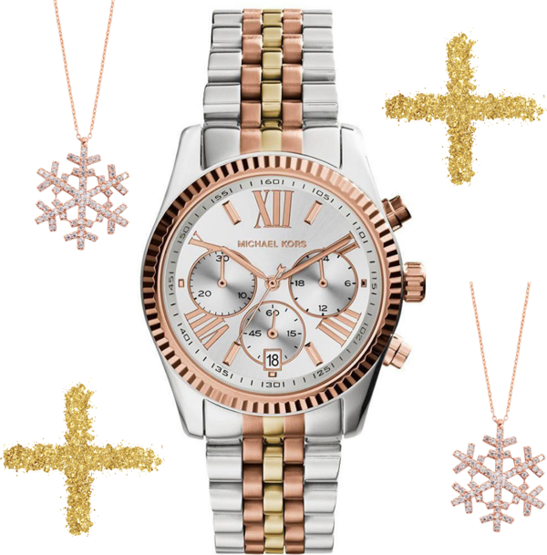 Michael Kors MK5735 Kadın Kol Saati ve MK Kartanesi Kolye - Image 1