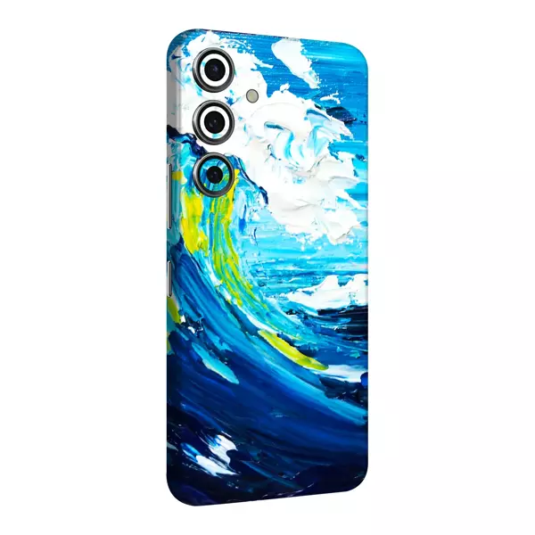 Papscover Samsung A54 Kaplama Yağlı Boya Dalgalar - Image 1