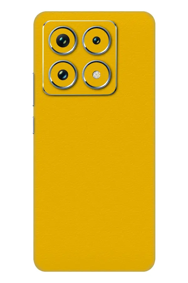 Papscover Xiaomi 14T Pro Kaplama Dokulu Sarı - Image 1