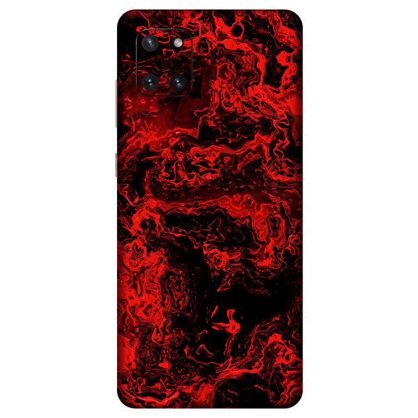 Papscover Samsung Note 10 Lite Kaplama Mistik Kırmızı Alev - Image 1