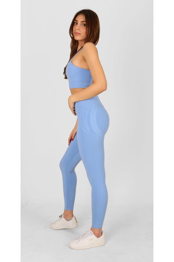 Ntb Nature The Brand Ntb Yüksek Bel Dikişsiz Kalça Toparlayıcı Spor Tayt,Fitness, Yoga, Pilates, Antrenman, Seamless - Image 1