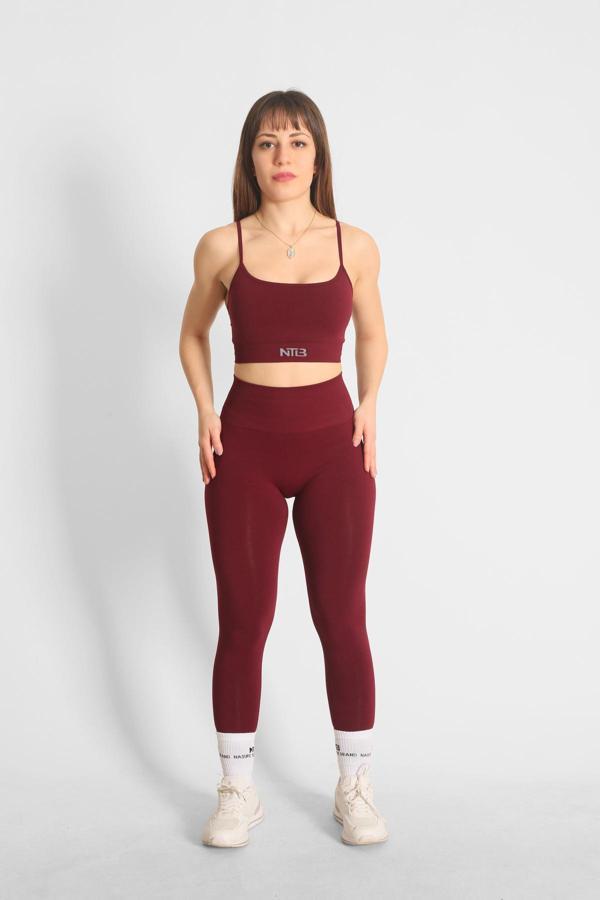 Ntb Nature The Brand Ntb Yüksek Bel Kalça Toparlayıcı Dikişsiz Tayt | Seamless Push-Up Leggings - Image 1