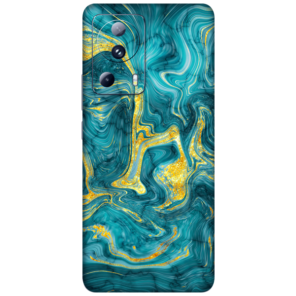 Papscover Xiaomi 13 Lite Kaplama Mistik Turkuaz Dalga - Image 1