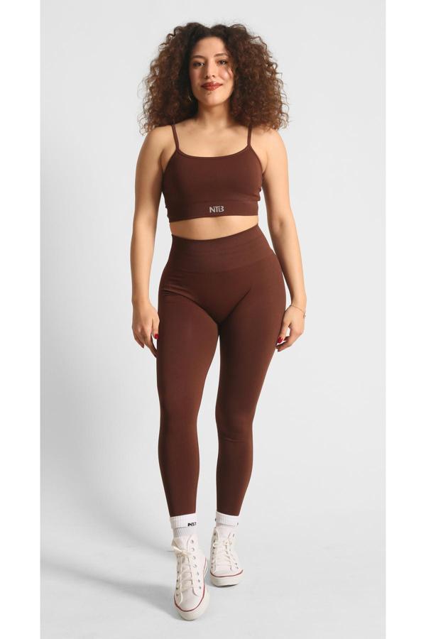 Ntb Nature The Brand Ntb Yüksek Bel Kalça Toparlayıcı Dikişsiz Scrunch Tayt - Image 1