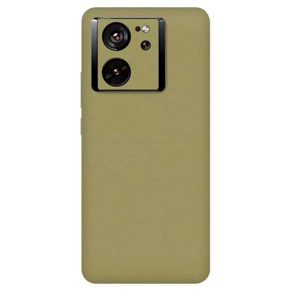 Papscover Xiaomi 13T / 13T Pro Kaplama Dokulu Haki Yeşil - Image 1