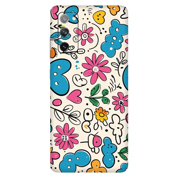 Papscover Samsung S20 Fe Kaplama Renkli Bahçe - Image 1