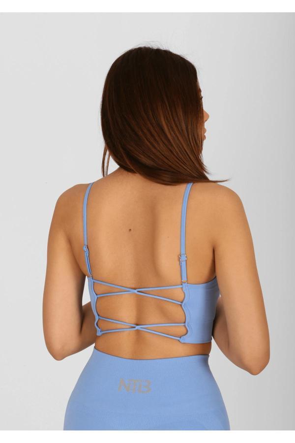 Ntb Nature The Brand Ntb Sırt Dekolteli Seamless Sporcu Sütyeni, Bra,Fitness, Yoga, Pilates, Antrenman, Spor Bra - Image 1