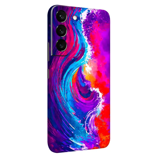 Papscover Samsung S22 Kaplama Mor Dalgalar - Image 1