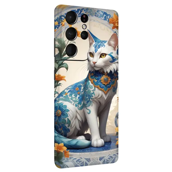 Papscover Samsung S21 Ultra Kaplama Fars Kedisi - Image 1