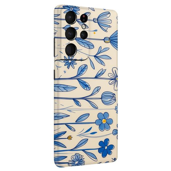 Papscover Samsung S21 Ultra Kaplama Mavi Bahar - Image 1