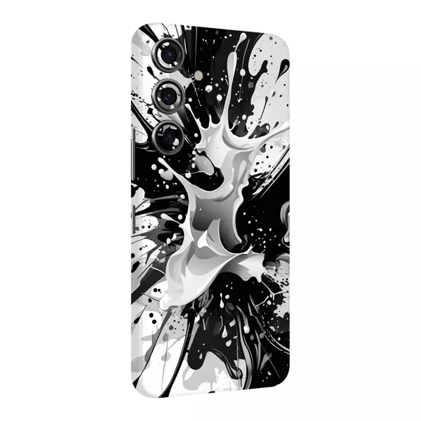 Papscover Samsung S23 Kaplama Siyah Beyaz Boya - Image 1