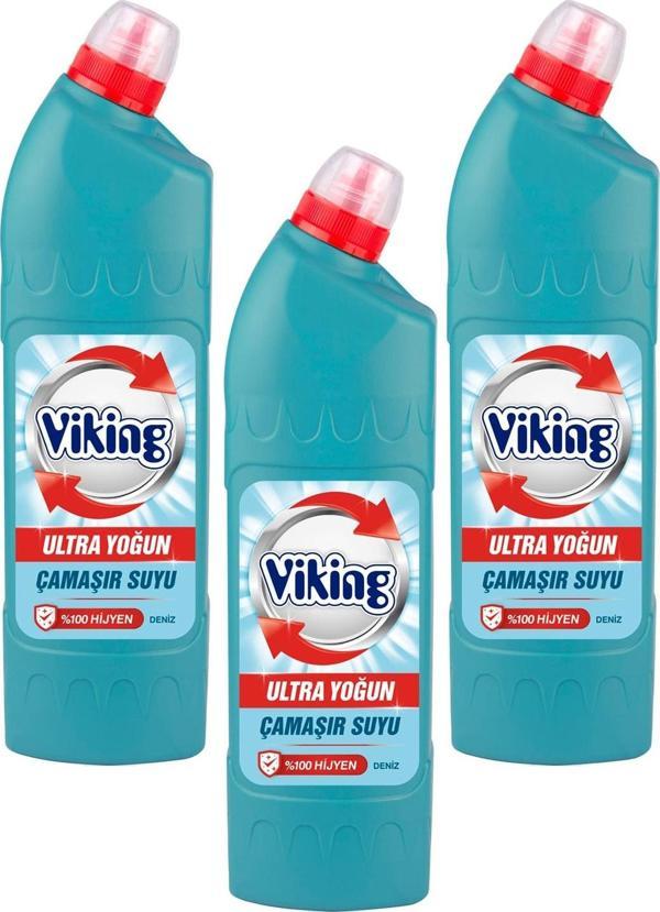 Viking Ultra Yoğun Çamaşır Suyu Deniz 764 Ml X 3 Adet - Image 1