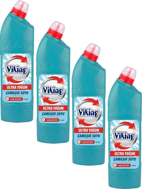 Viking Ultra Yoğun Çamaşır Suyu Deniz 764 Ml X 4 Adet - Image 1