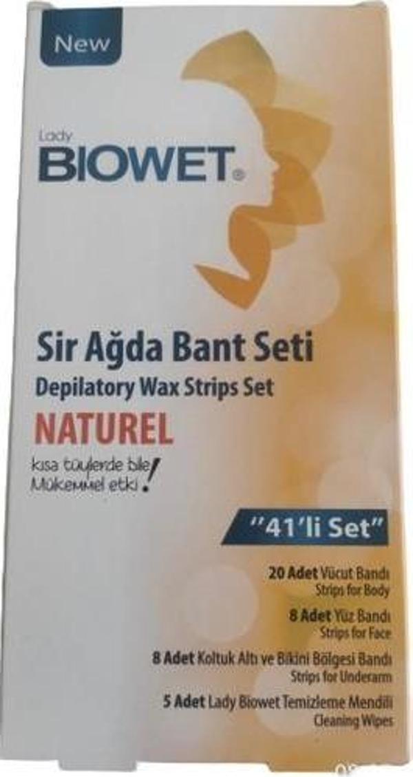 Bioweet Bıowet Naturel 41'li Set Sir Ağda Bant Seti - Image 1