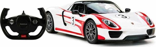 Sunman 70710 1:14 Uzaktan Kumandalı Porsche 918 Spyder Weissach Işıklı Araba 32 cm - Image 1