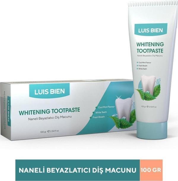 Luis Bien Büyük Boy Naneli Beyazlatıcı Diş Macunu 100 Gr - Image 1