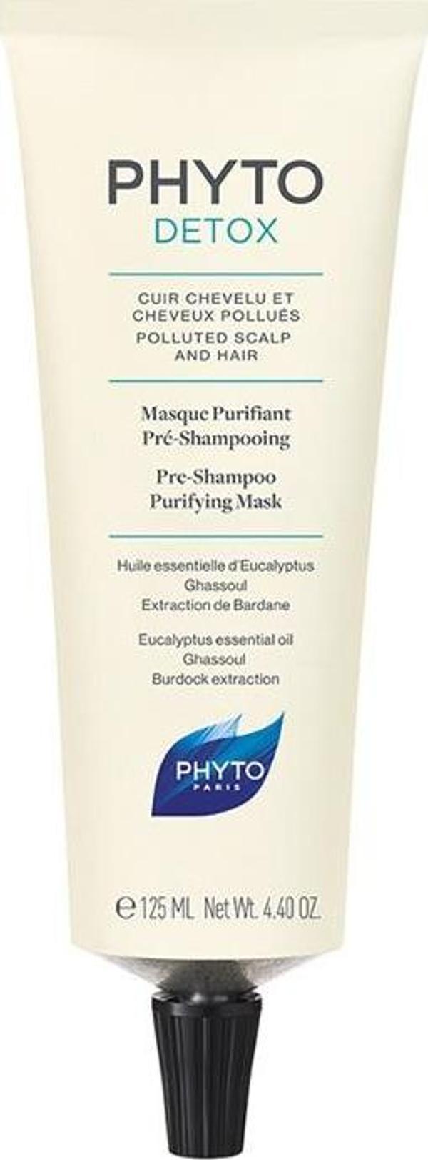 Phyto Phytodetox Şampuan Öncesi Arındırıcı Maske 125 ml - Image 1
