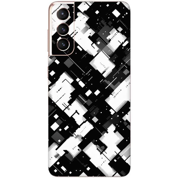 Papscover Samsung S21 Kaplama Siyah Beyaz Pixel - Image 1