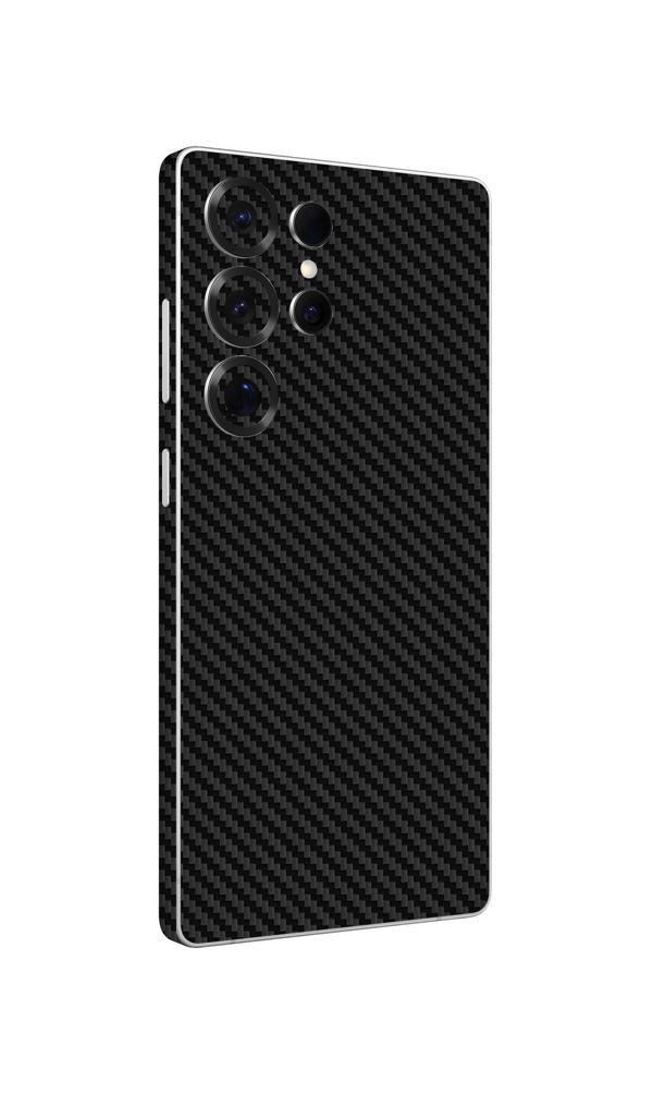 Papscover Samsung S25 Ultra Kaplama Siyah Karbon Fiber - Image 1