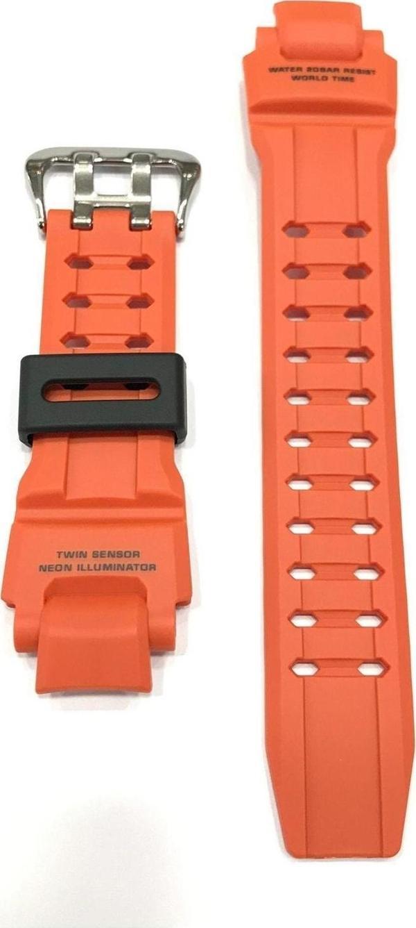 Casio Ga-1000-4a Turuncu Renk Silikon Saat Kordonu Kayışı - Image 1